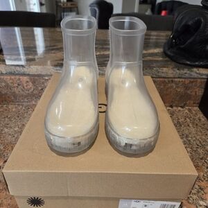 UGG Clear and Cream Winter Boots